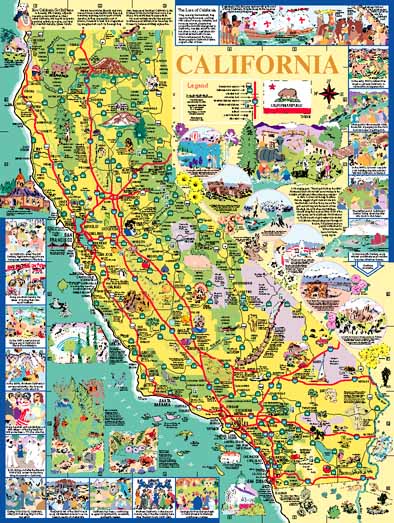 California Tourist Map Free Printable Maps Images - vrogue.co