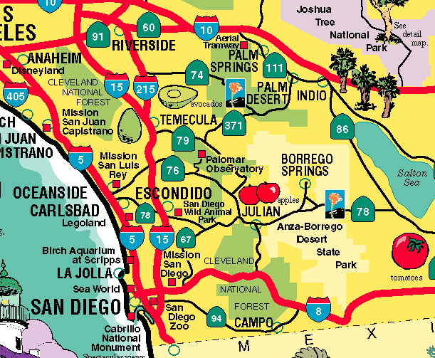 california-visitor-s-map