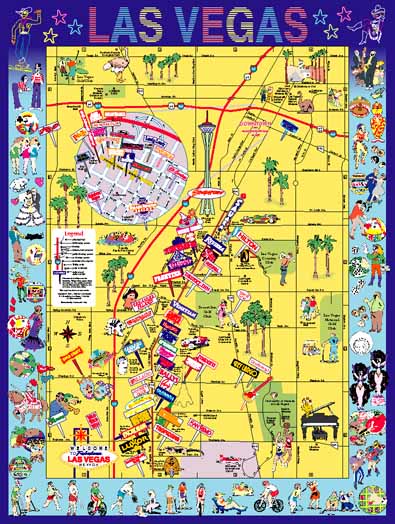 Las Vegas Visitor's Map