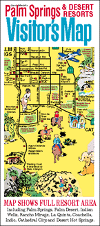 front cover of Palm Springs Map