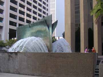 fountain at Civic Center Plaza