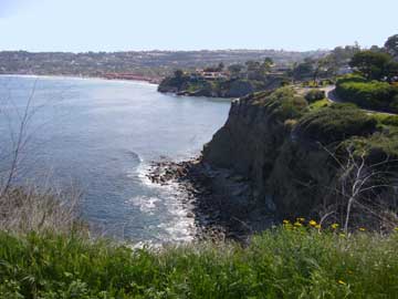 View of the coastline